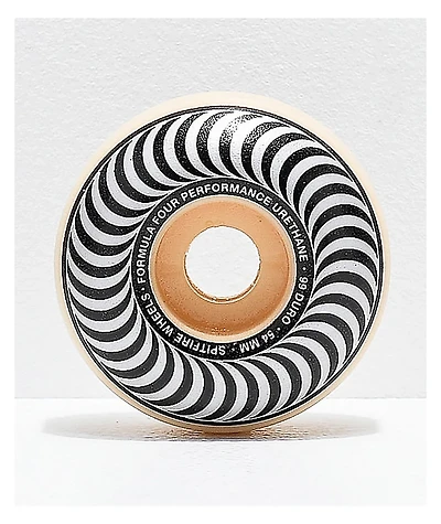 Spitfire Formula Four Classic Black & White 54mm 99a Skateboard Wheels