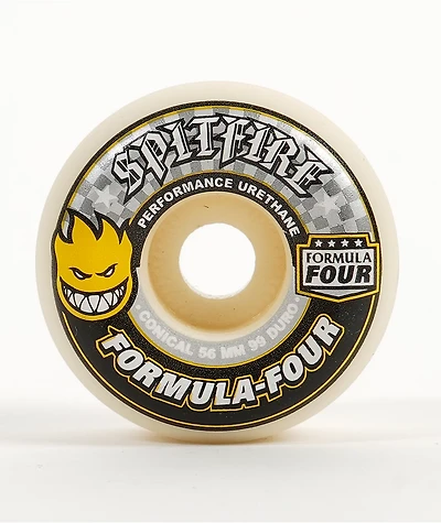 Spitfire Formula Four Conical 56mm 99a Natural Skateboard Wheels
