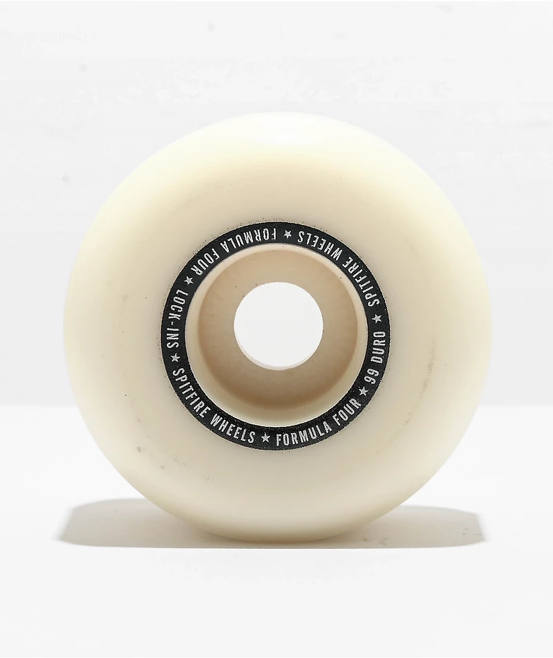 Spitfire Formula Four Lock-Ins 57mm 99d Blue & white Skateboard Wheels