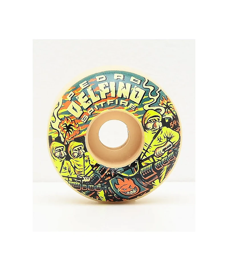 Spitfire Formula Four Pedro Delfino 54mm 99a Skateboard Wheels