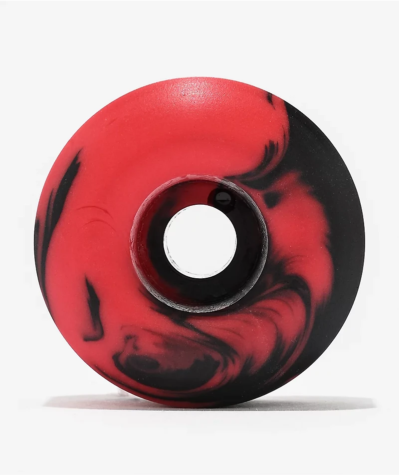 Spitfire Formula Four Shroom Bighead Classic Full 56mm 99a Black & Red Swirl Skateboard Wheels