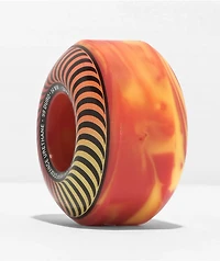 Spitfire Formula Four Swirled Classic Red & Yellow 53mm 99d Skateboard Wheels