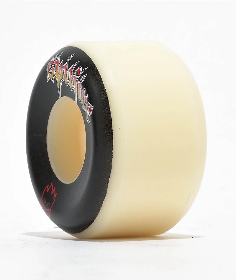 Spitfire Formula Four Venom Script Conical Full 52mm 99a White Skateboard Wheels