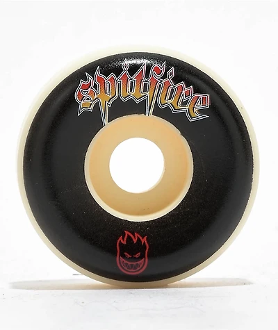 Spitfire Formula Four Venom Script Conical Full 52mm 99a White Skateboard Wheels