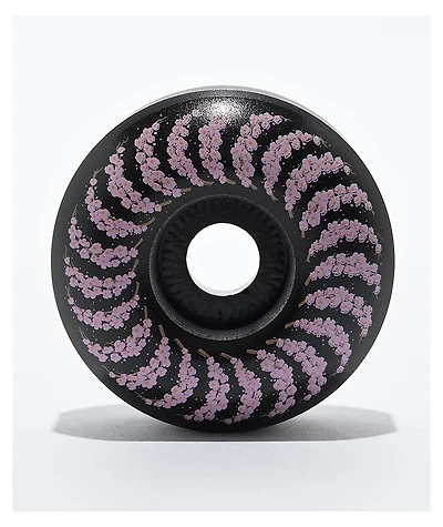 Spitfire Formula Four Yuto Cherry Blossom Black & Pink 56mm 99a Skateboard Wheels