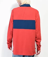 Spitfire Geary Red Rugby Shirt