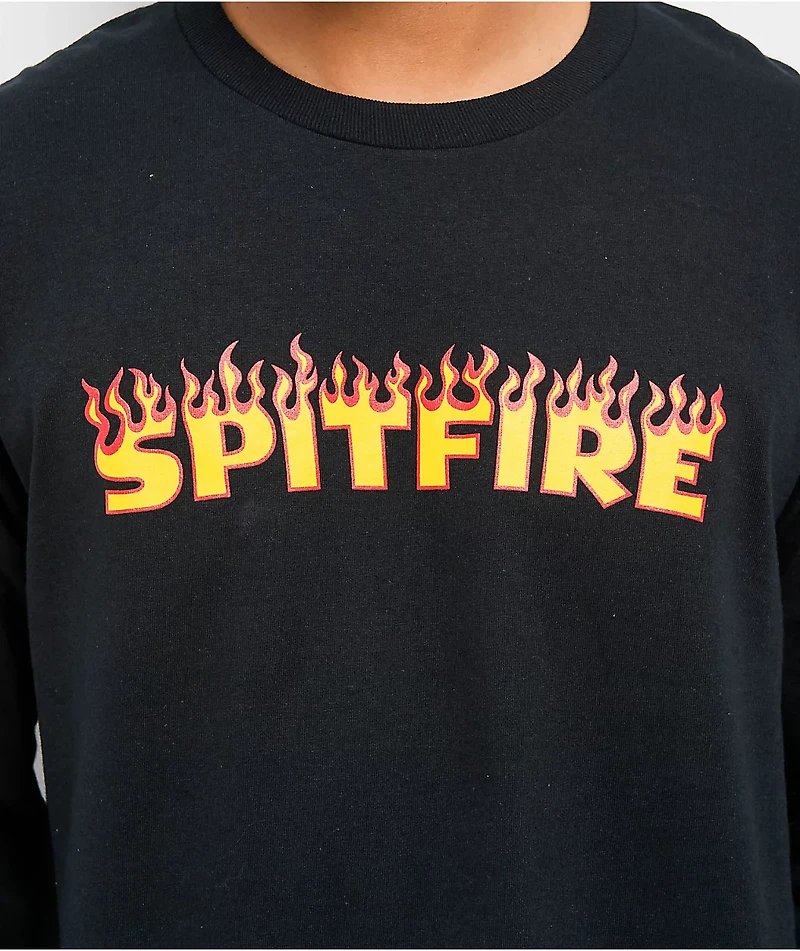 Spitfire Hotrod Black Long Sleeve T-Shirt