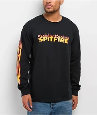 Spitfire Hotrod Black Long Sleeve T-Shirt