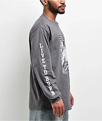 Spitfire Inferno Grey Long Sleeve T-Shirt