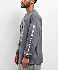 Spitfire Inferno Grey Long Sleeve T-Shirt