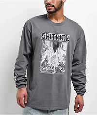 Spitfire Inferno Grey Long Sleeve T-Shirt