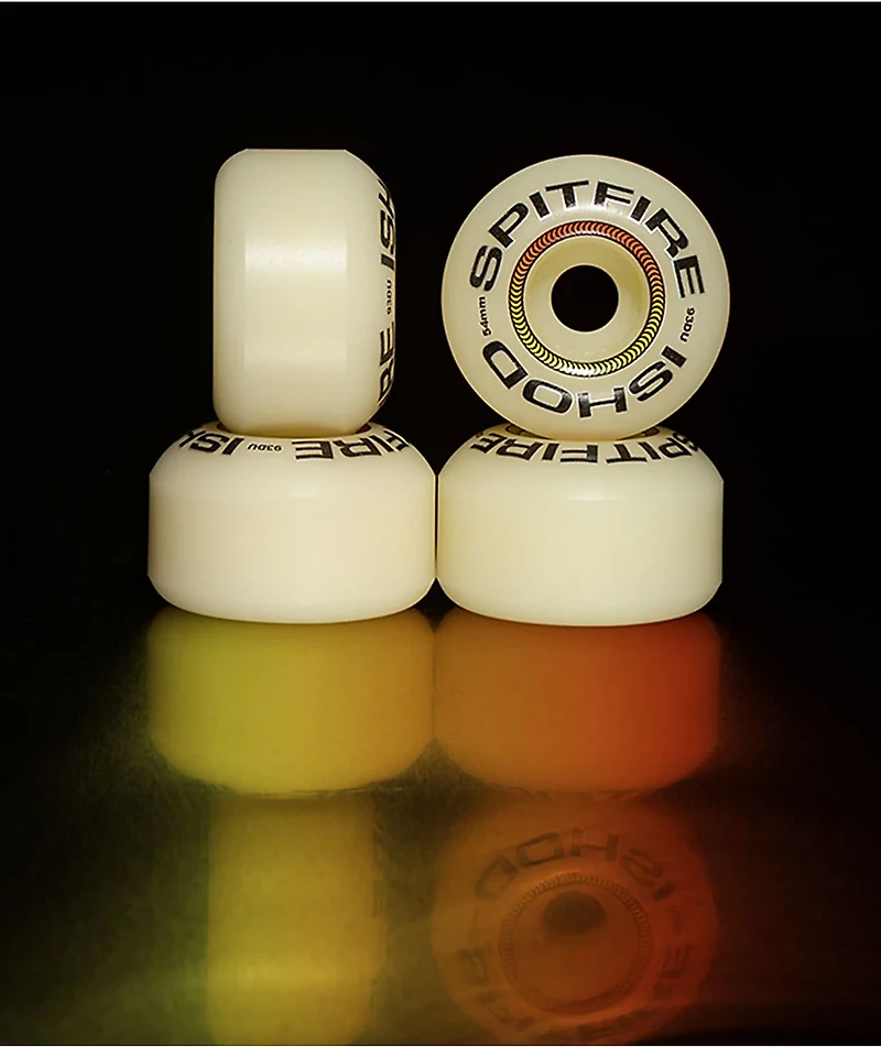 Spitfire Ishod Lock-In Formula Four 54mm 93a White Skateboard Wheels