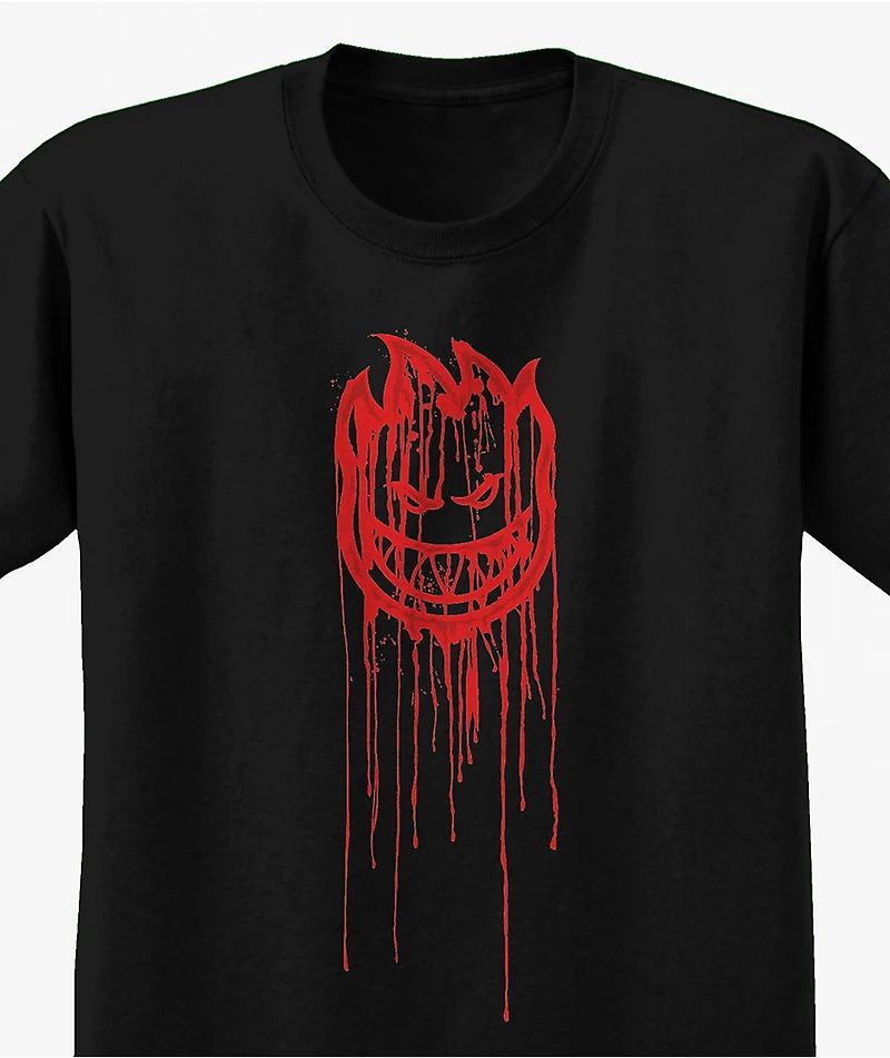 Spitfire Kids Bighead Dripper Black T-Shirt