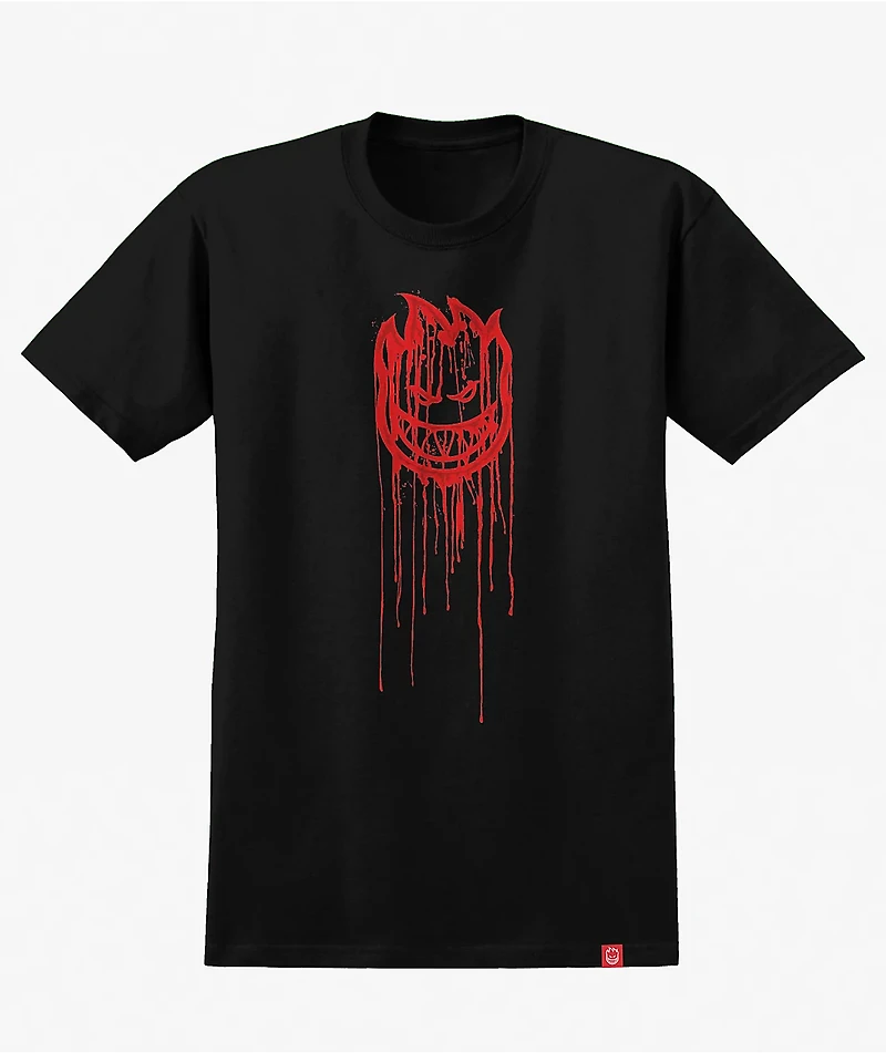 Spitfire Kids Bighead Dripper Black T-Shirt