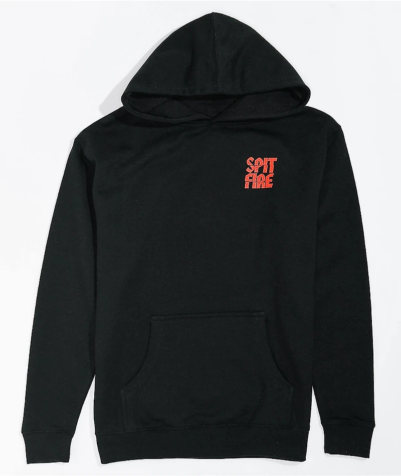 Spitfire Kids Clean Cut Black Hoodie