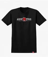 Spitfire Kids Old English Bighead Black T-Shirt