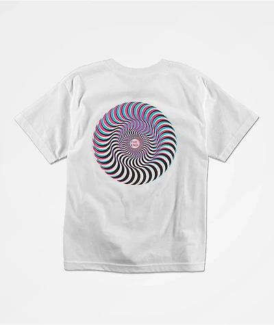 Spitfire Kids Over Swirl White T-Shirt