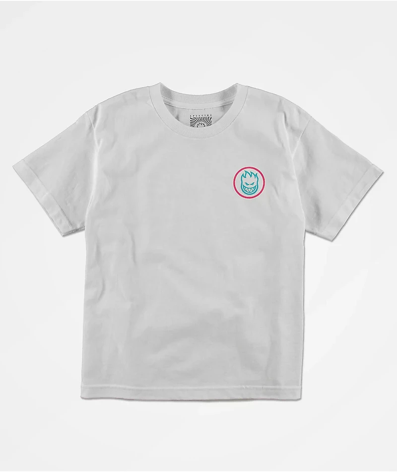 Spitfire Kids Over Swirl White T-Shirt