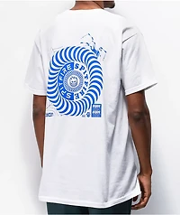 Spitfire L Baker Swirl White T-Shirt
