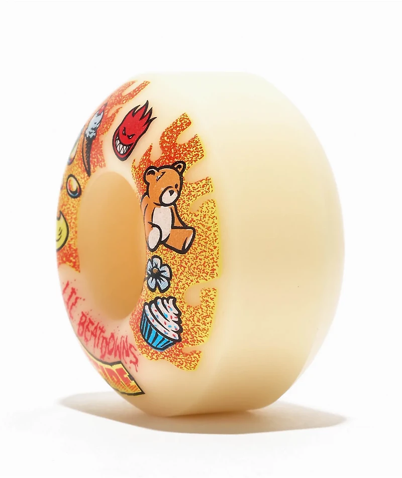 Spitfire Lil Beatdowns Formula Four 52mm 99a White Classic Skateboard Wheels