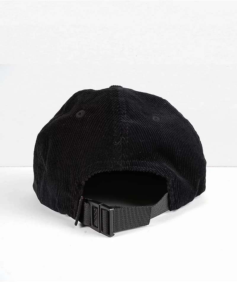 Spitfire Lil Bighead Black Corduroy Strapback Hat