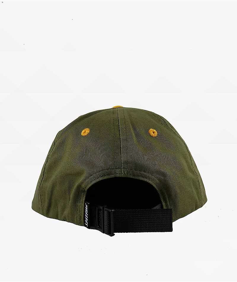 Spitfire Lil Bighead Olive & Gold Strapback Hat