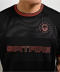 Spitfire Live To Burn Black Soccer Jersey