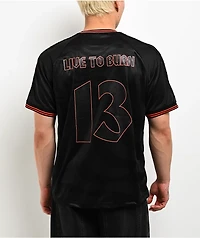 Spitfire Live To Burn Black Soccer Jersey