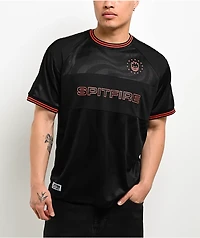 Spitfire Live To Burn Black Soccer Jersey