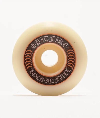 Spitfire Lock In Full Formula Four 55mm 101a White Skateboard Wheels