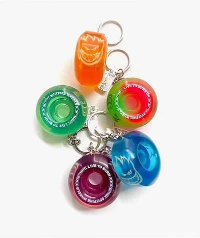 Spitfire Mini Wheel Sapphire Keychain