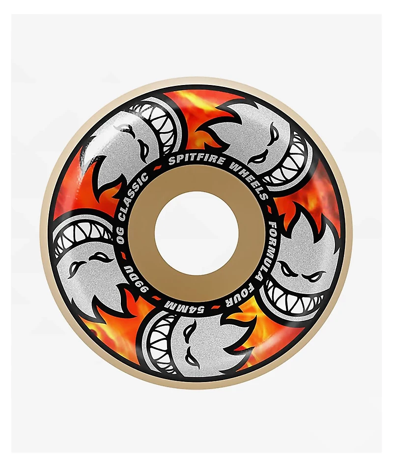 Spitfire OG Classic Formula Four 54mm 99a White Skateboard Wheels