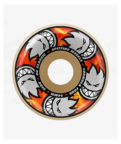 Spitfire OG Classic Formula Four 54mm 99a White Skateboard Wheels