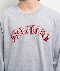 Spitfire Old E Bighead Grey Long Sleeve T-Shirt