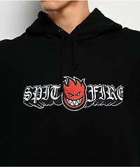 Spitfire Old E Drop Bighead Black Hoodie