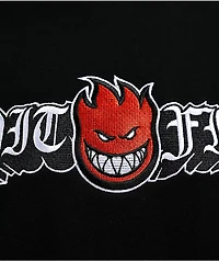 Spitfire Old E Drop Bighead Black Hoodie