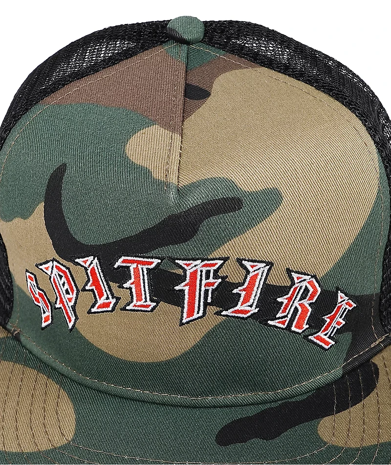 Spitfire Old English Arch Camo Trucker Hat