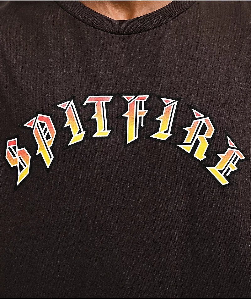 Spitfire Old English Fade Brown T-Shirt