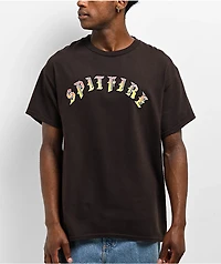 Spitfire Old English Fade Brown T-Shirt