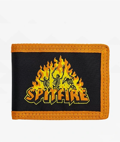 Spitfire Old English Grey Bifold Wallet