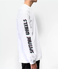 Spitfire Overlay Lil Bighead White Long Sleeve T-Shirt