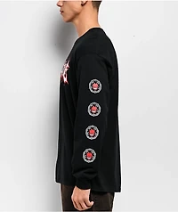 Spitfire Pentagram Drip Black Long Sleeve T-Shirt
