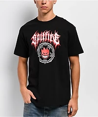 Spitfire Pentagram Drip Black T-Shirt