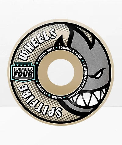 Spitfire Radials Formula Four 56mm 97a White Skateboard Wheels