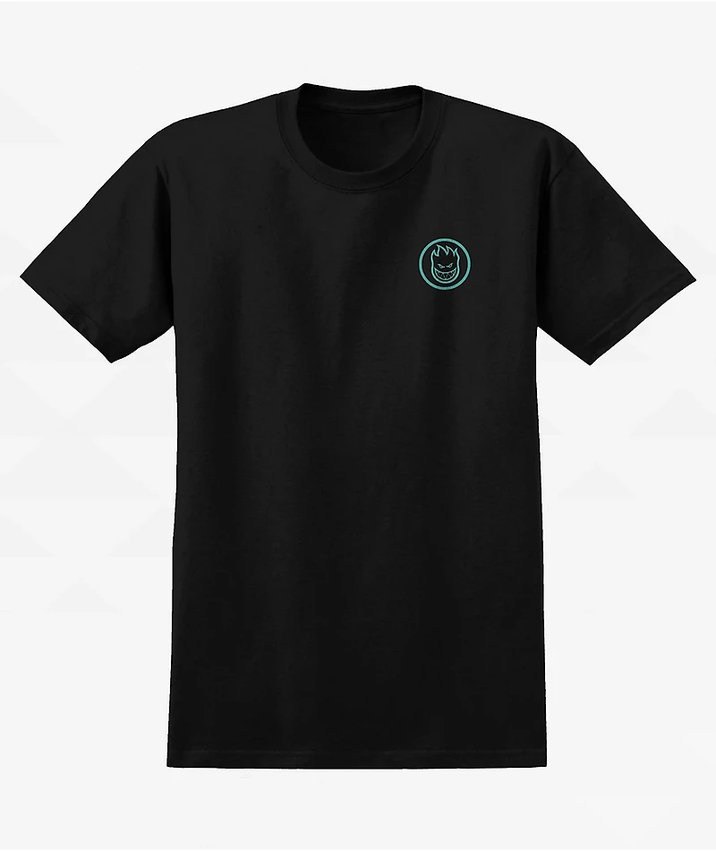 Spitfire Radioactive Swirl Black T-Shirt
