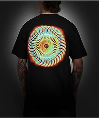 Spitfire Radioactive Swirl Black T-Shirt