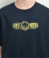 Spitfire Ransom Bighead Navy T-Shirt