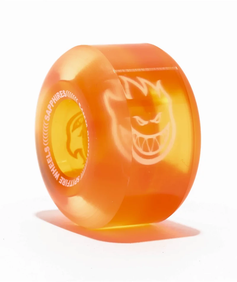 Spitfire Sapphires Formula Four 54mm 90a Orange Radial Cruiser Skateboard Wheels