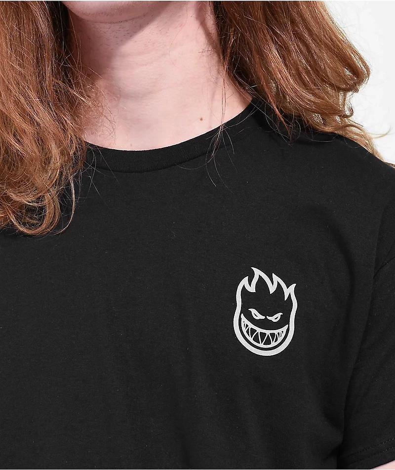 Spitfire Smoke Classic Black T-Shirt
