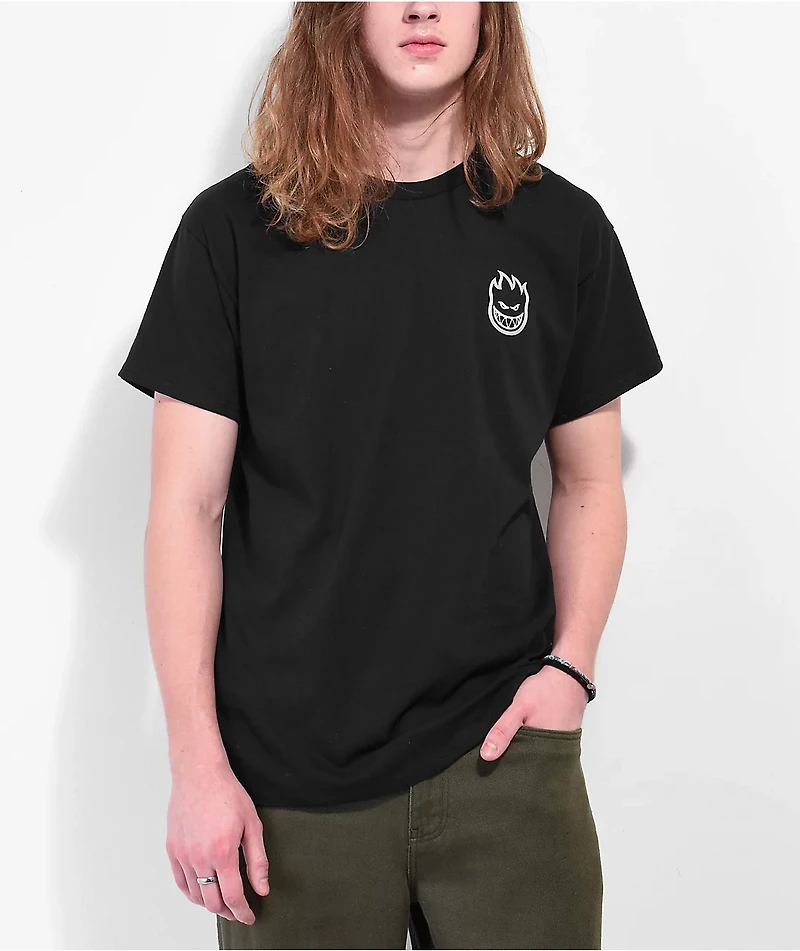 Spitfire Smoke Classic Black T-Shirt